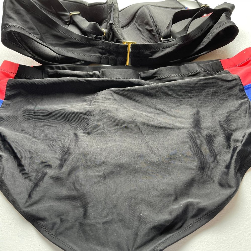 Pink Envelope Color Block Bikini - Picture 4 of 5